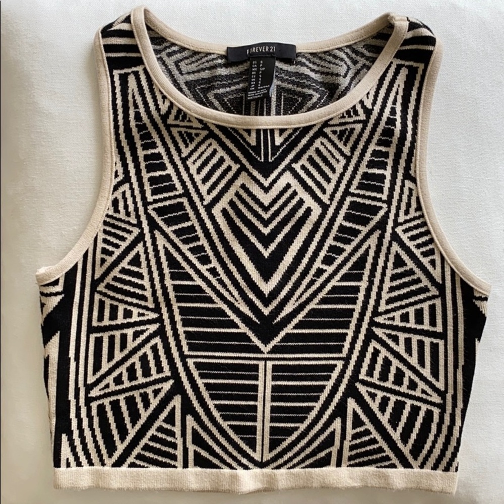 Knit crop top